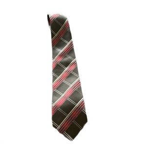 St. Patrick Red and Black Striped Tie